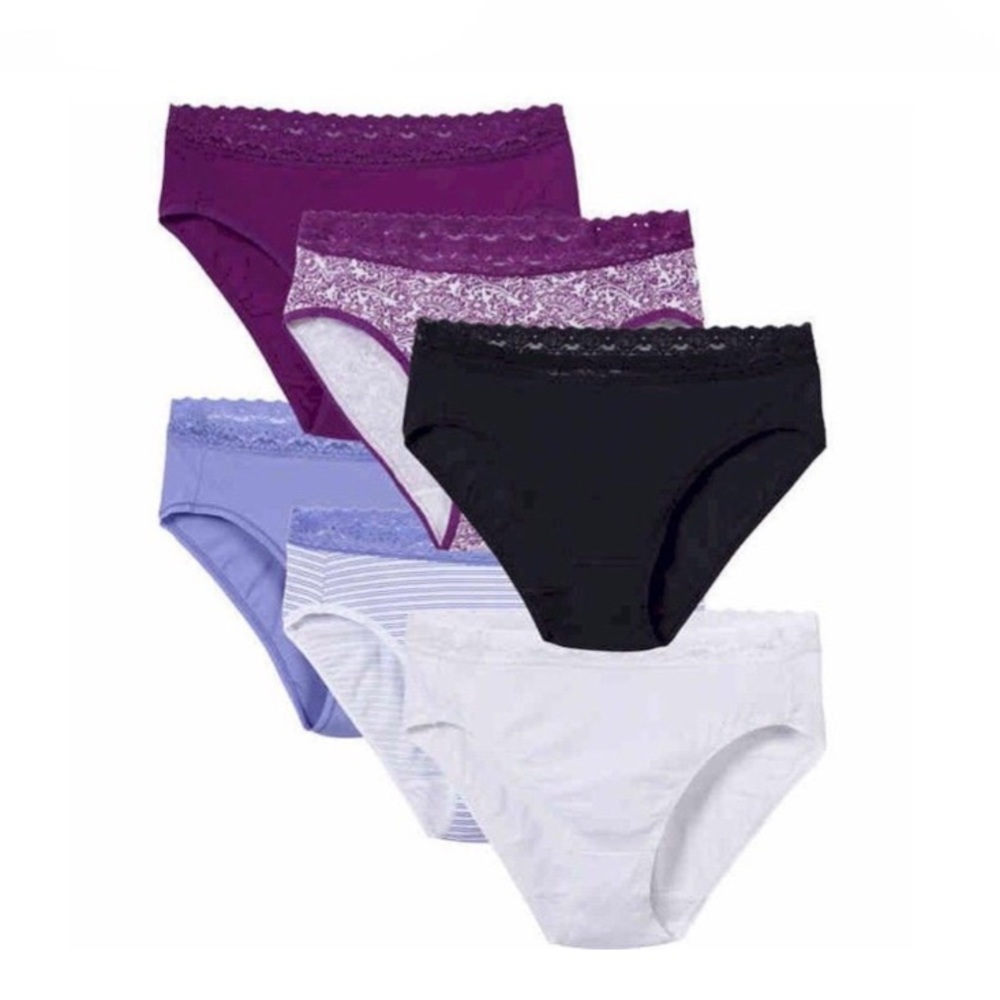 Karen Neuburger Hi-cut cotton Briefs Women’s S